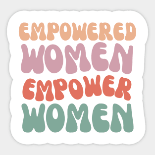 Empower Women: Together We Rise Sticker